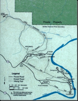 Indian Rockhouse Trail Map